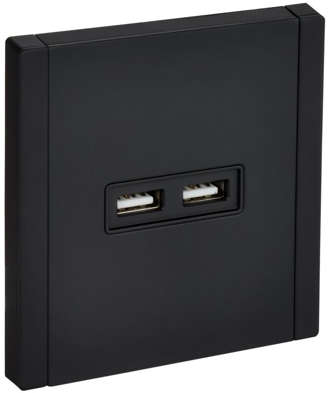 розетка forte&piano fp149m usb a+a 3.1а черн. iek fp-u21-d31-m-k02 от BTSprom.by