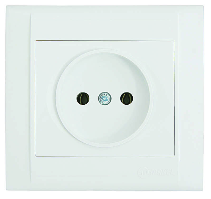 розетка сп defne 16а ip20 без заземл. бел. makel 42001022 от BTSprom.by
