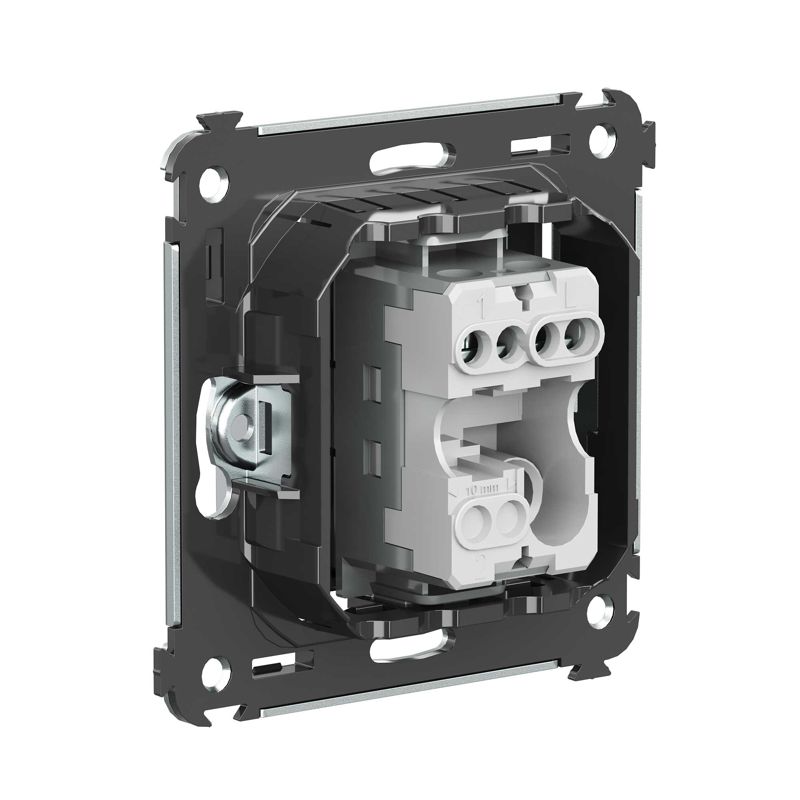  Кнопка одноклавишная СП "Avanti" "Закаленная сталь" DKC 4404153 фото в каталоге от BTSprom.by