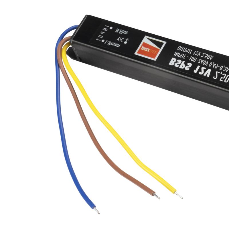  Блок питания для светодиодной ленты 30Вт 2.5А 12В IP67 BSPS влагозащ. метал. JazzWay 3329259A фото в каталоге от BTSprom.by