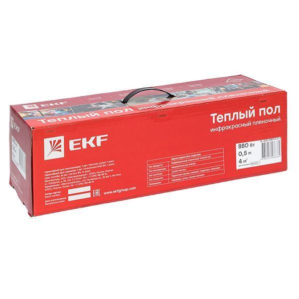  Комплект "Теплый пол" (пленка) 880Вт 4кв.м шир. 0.5м инфракрасный EKF Ik-220-880/0.5-4 фото в каталоге от BTSprom.by