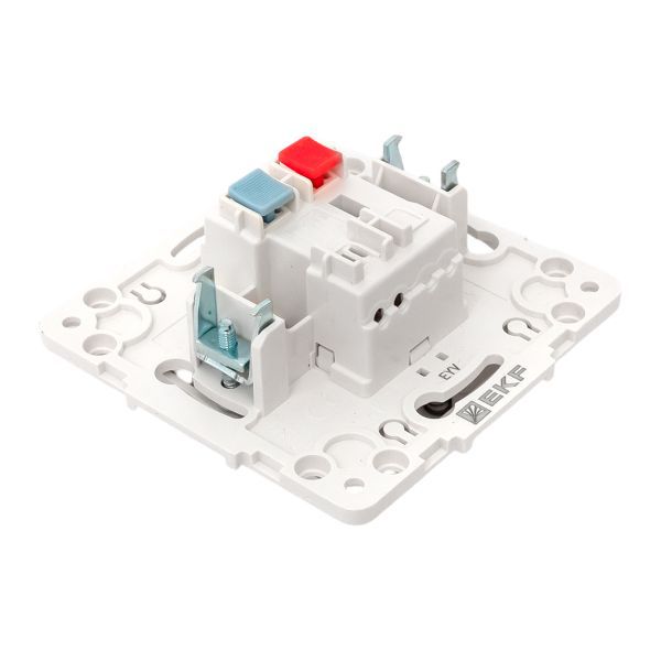  Кнопка нажимная СП Стокгольм 10А механизм бел. EKF EYV10-221-10 фото в каталоге от BTSprom.by