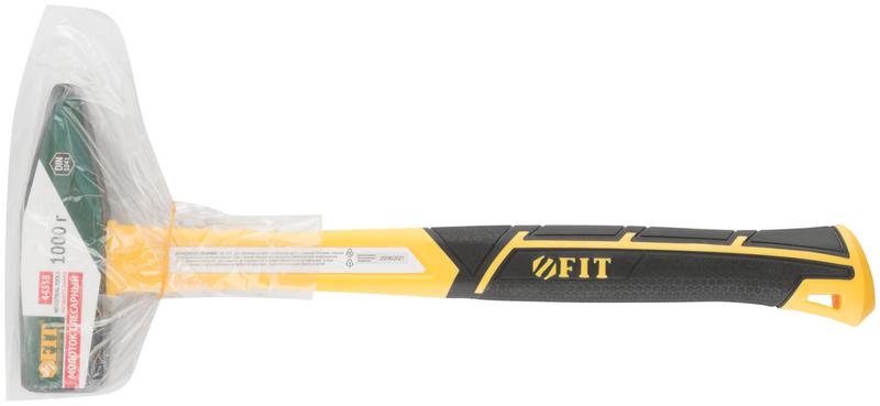  Молоток кованый Профи 1000г фибергласовая усилен. ручка FIT 44338 фото в каталоге от BTSprom.by