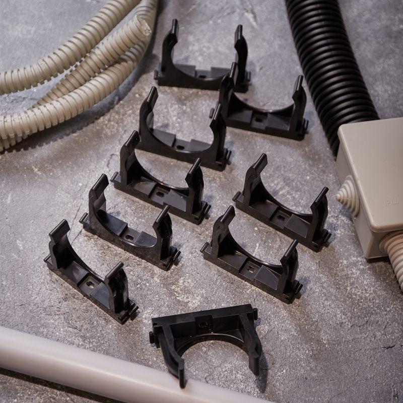  Держатель для труб (клипса) d50мм для монтажн. пистолета черн. Rexant 28-0450-2 фото в каталоге от BTSprom.by