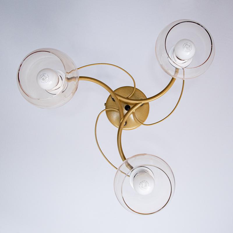  Светильник "Лия/3" НПБ 01-3х60-187 Е27 ИУ зол. Элетех 1005404364 фото в каталоге от BTSprom.by