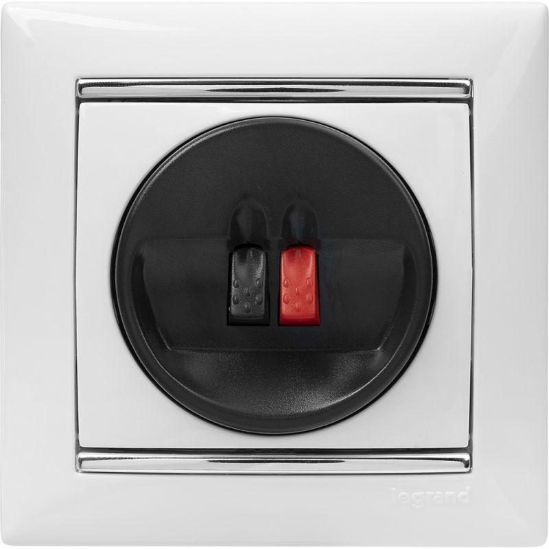  Розетка телевизионная одиночная TV СП Valena для динамиков механизм бел. Leg 774223 фото в каталоге от BTSprom.by