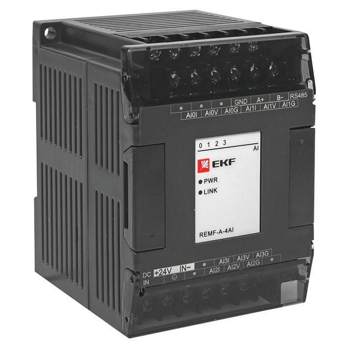 модуль аналогового ввода remf 4 pro-logic (без поверки) ekf remf-a-4ai от BTSprom.by