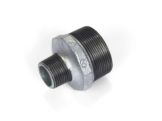 ниппель ред. 2" х 1 1/2" нар.-нар. чугун оцинк., av engineering avec500002112 от BTSprom.by