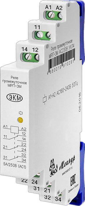 реле промежуточное мрп-3м ac230в ухл4 меандр a8302-19910291 от BTSprom.by
