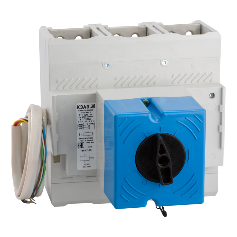 выключатель автоматический 630а 5000im ва57-39-341830 ухл3 690в ac нр=400в ac пэ230ac кэаз 140528 от BTSprom.by