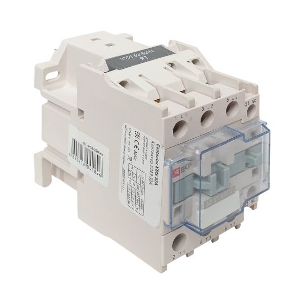  Контактор КМЭ 32А кат. 220В AC 1НЗ EKF ctr-s-32-220-nc фото в каталоге от BTSprom.by
