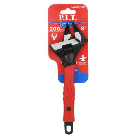ключ разводной advance 200мм 35мм тонкие губки 5мм кованая сталь p.i.t. hadw03-0200 от BTSprom.by