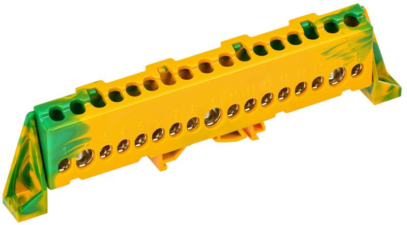 шина pe "земля" в комб. изол. "стойка" 8х12-17-жз tekfor iek tf-nn20-17-dp-k52 от BTSprom.by