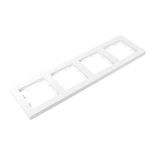  Рамка 4-м Эпика пластик бел. EKF UP1-FPW-04 фото в каталоге от BTSprom.by