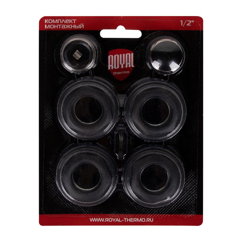  Комплект монтажный 1дюймх1/2дюйм черн. Royal Thermo НС-1614222 фото в каталоге от BTSprom.by