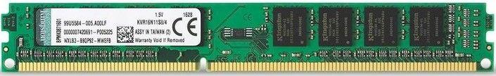 память оперативная kvr16n11s8/4wp 4gb 1600mhz ddr3 non-ecc cl11 dimm 1rx8 (select regions only) kingston 1000619870 от BTSprom.by