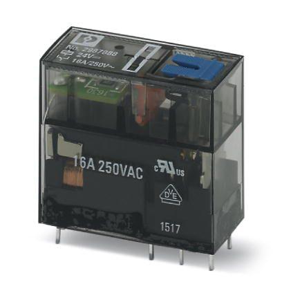 реле одиночное rel-mr- 24dc/21hc/ms phoenix contact 2987888 от BTSprom.by