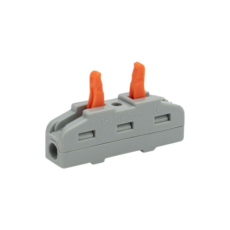  Клемма строительно-монтажная СМК проходная 222-421 1п 0.08-4кв.мм сер. (уп.5шт) Rexant 07-5240-05 фото в каталоге от BTSprom.by