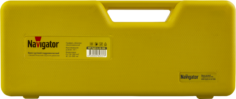  Пресс гидравлический Navigator 82 337 NHT-Pg02-A-16-300 (ручной 16-300кв.мм авт Navigator 82337 фото в каталоге от BTSprom.by