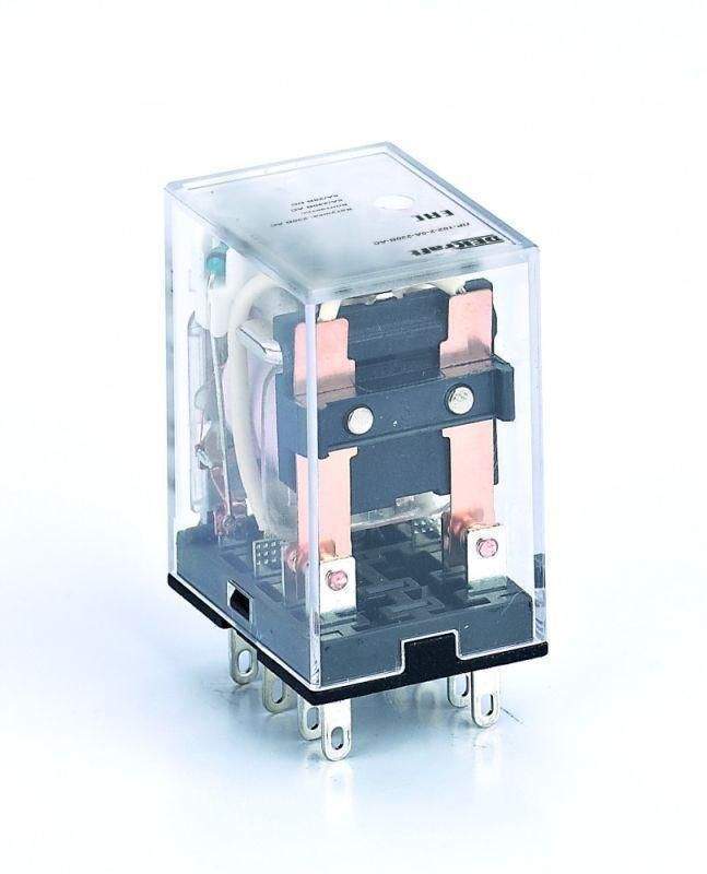 реле промежуточное пр-102 5а 12в dc 2 конт. с led-индикацией dekraft 23836dek от BTSprom.by