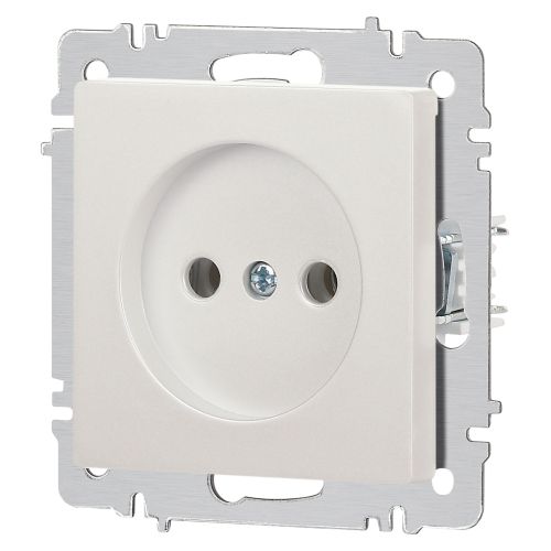  Розетка 1-м СП Accent 6-201-06 16А IP20 250В 2P перламутр. Intro Б0063667 фото в каталоге от BTSprom.by