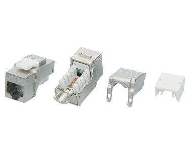 вставка keystone jack rj45 (8p8c) кат.6a (10g) экранир. kj9-8p8c-c6a-90-sh-f hyperline 432596 от BTSprom.by