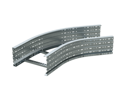 угол для лестн. лотка горизонтальный 45град. 80х200 r-660 гор. цинк. dkc ulc682hdz от BTSprom.by