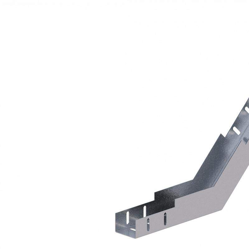 лоток монтажный угловой 45град. вверх 50х50 сталь 1мм лу45в.50.50.366.1.1 соэми н0121350321 от BTSprom.by