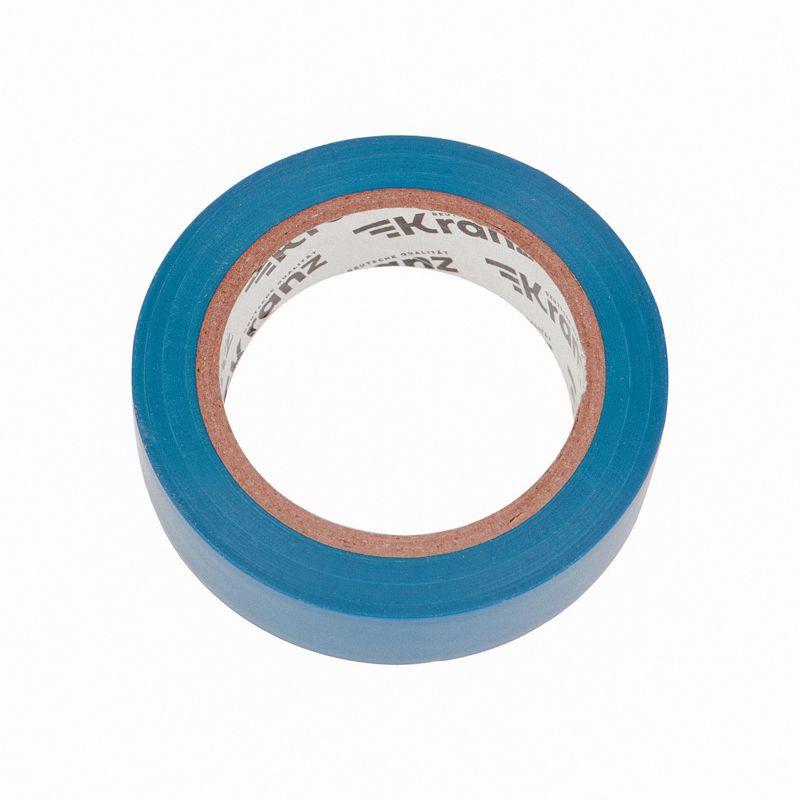  Изолента ПВХ 0.13х15мм 10м синяя (уп.10шт) Kranz KR-09-2005 фото в каталоге от BTSprom.by