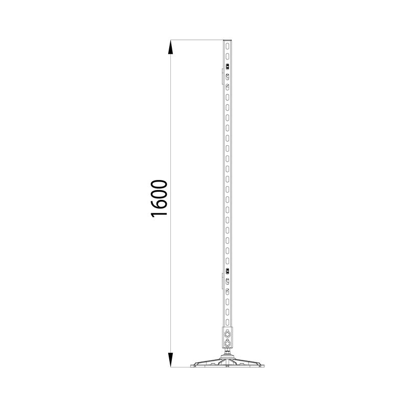  Конструкция опорная для горизонт. прямоугол. воздуховодов и метал. лотков кабеленесущих систем TECHNORAPTOR FOOT 1000х1500 HD КМ TR0295 фото в каталоге от BTSprom.by