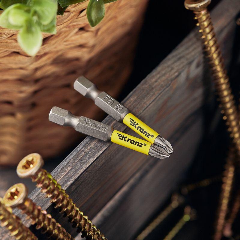  Бита для шуруповерта PZ1х50мм (уп.2шт) Kranz KR-92-0418-1 фото в каталоге от BTSprom.by