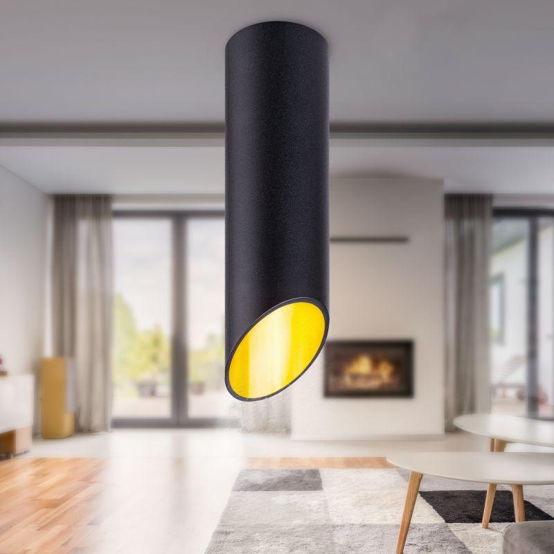 светильник ol27 bk mr16/gu10 настен./потолочн. спот черн. эра б0055577 от BTSprom.by