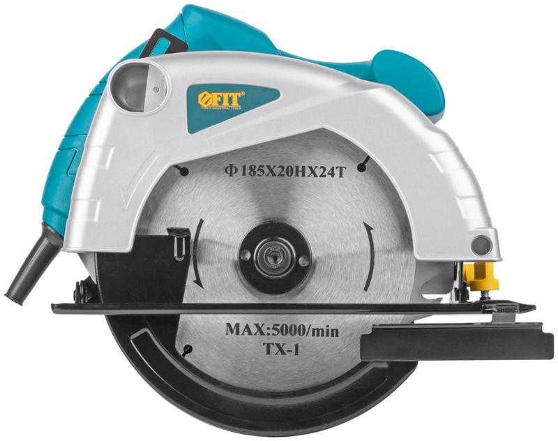  Пила дисковая 1200Вт 4500об/мин 185/20мм железная опора FIT 80403 фото в каталоге от BTSprom.by