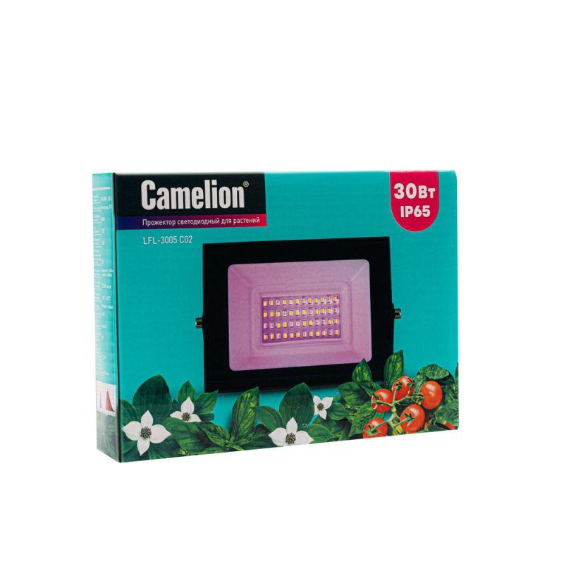 прожектор светодиодный фито lfl-3005 c02 30вт черн. camelion 15835 от BTSprom.by