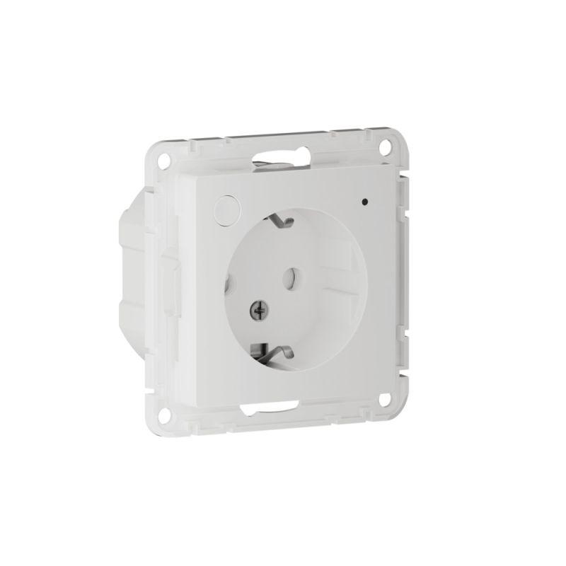  Розетка AtlasDesign Smart 16А L+N с заземл. защ. шторки Zigbee механизм бел. SE ATN000145Z фото в каталоге от BTSprom.by