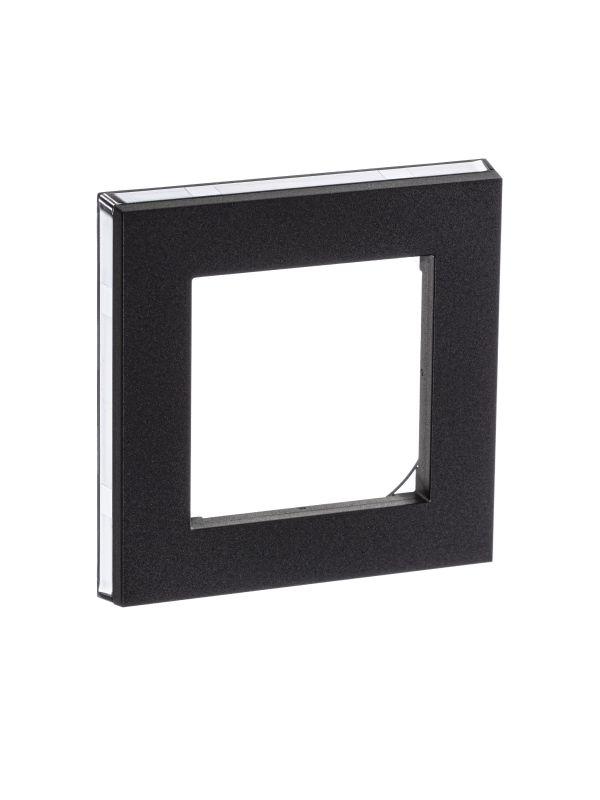  Рамка Levit 1п антрацит/дым. черн. ABB 2CHH015010A6063 фото в каталоге от BTSprom.by