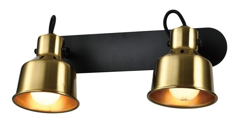 светильник настенно-потолочный спот lenore 7060-702 2хe14 40вт поворотный с выключателем rivoli б0055020 от BTSprom.by