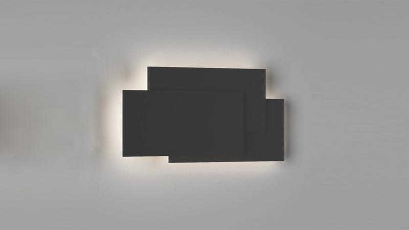 светильник настенный shade gw-6809-12-bl-ww 12вт 3000к ip20 черн. designled 00-00003016 от BTSprom.by