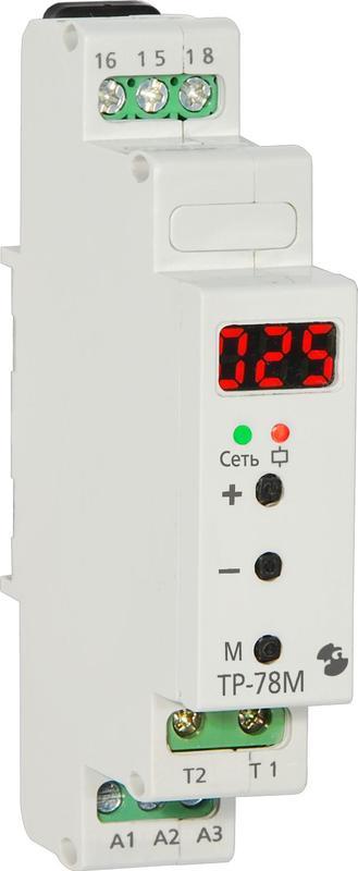реле температурное тр-78м без датчика -20...+10град.c 24в 50гц/пост. 220в 50гц индикация значения темп. управление обогревом водостоков макс. коммутируемый ток 16а 1п ухл4 реле и автоматика a8223-34123007 от BTSprom.by