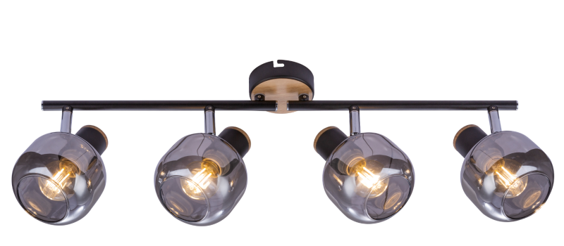 светильник настенно-потолочный спот dorkas 7026-704 4хe14 40вт поворотный rivoli б0047100 от BTSprom.by