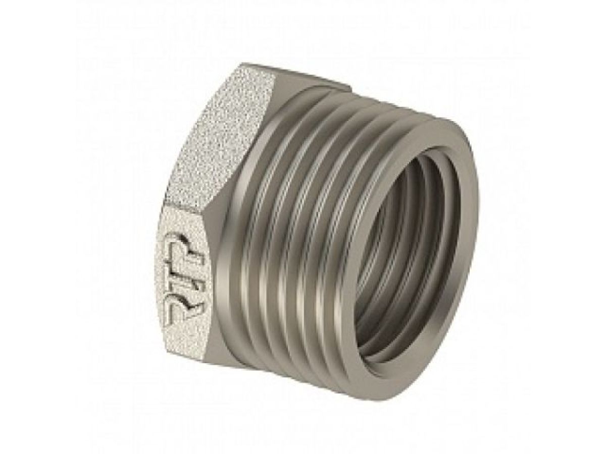 футорка 3/4" нар. х 1/2" вн. никел., ртп (ростурпласт) 25122 от BTSprom.by