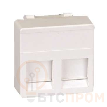 Адаптер на 2 RJ45(12) коннектора широкий шторки Simon27 сл. кость 27486-32 фото в каталоге от BTSprom.by  Адаптер на 2 RJ45(12) коннектора широкий шторки Simon27 сл. кость 27486-32 фото в каталоге от BTSprom.by