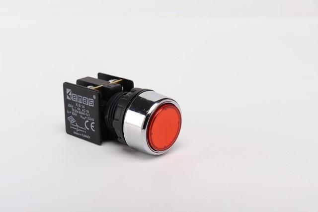 кнопка (1но+1нз) красн. emas kb14dk от BTSprom.by