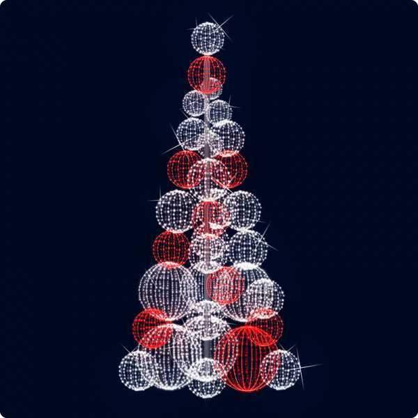 декоративная елка шары 300 см (цвет на выбор) от BTSprom.by