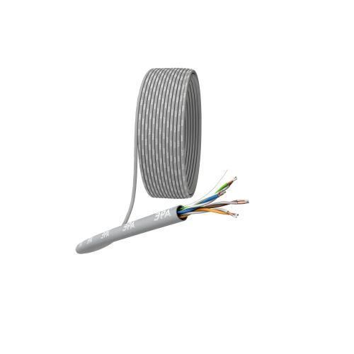 кабель витая пара u/utp кат.5e 4х2х24awg solid cca pvc simple сер. (м) эра б0044434 от BTSprom.by