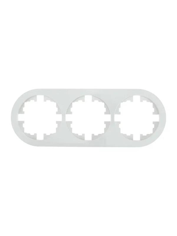 рамка 3-м osen горизонт. круглая бел. lezard 744-0200-148 от BTSprom.by