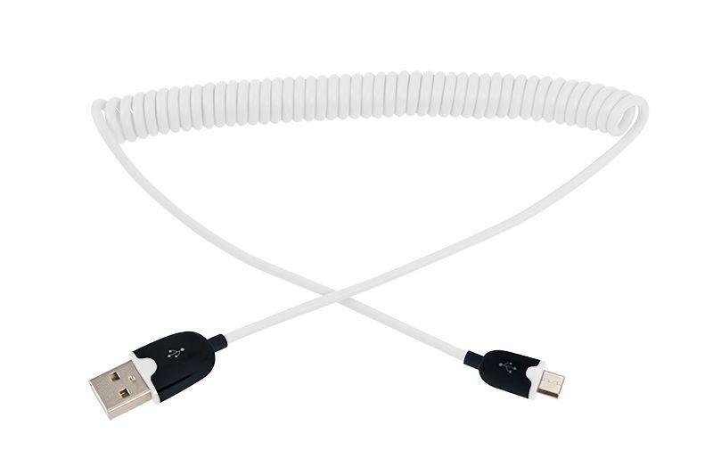 кабель usb универсальный microusb шнур витой 1м бел. rexant 18-4301 от BTSprom.by