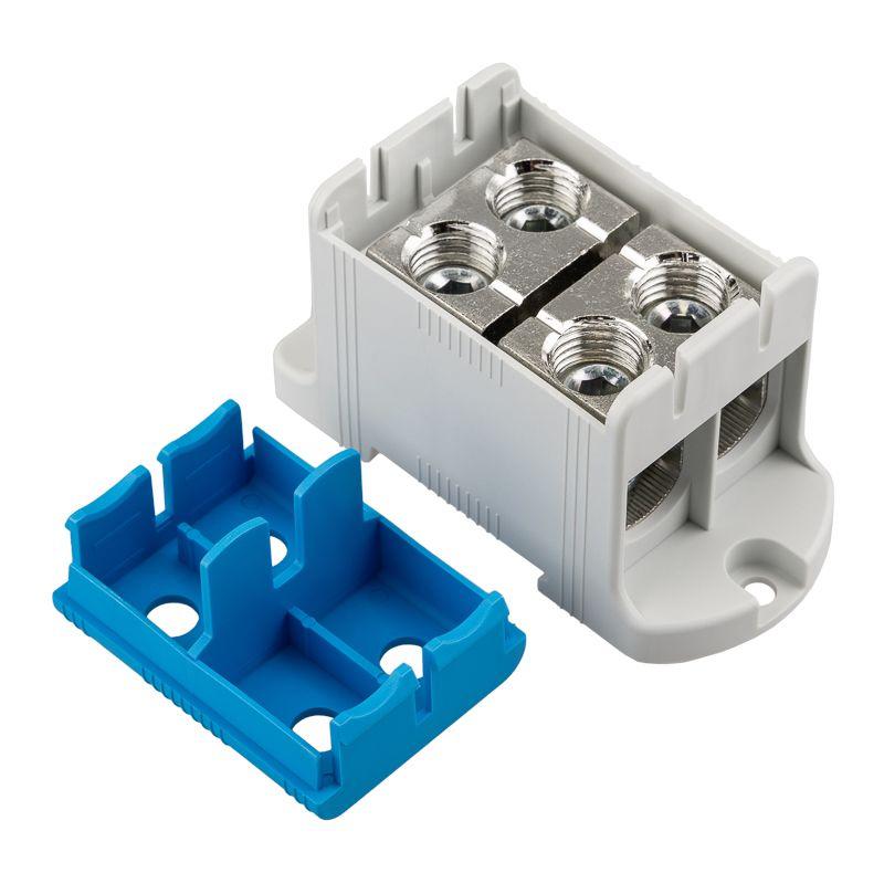  Клемма вводная силовая распределительная КВС 16-95кв.мм 2-рядная син. Rexant 11-2116 фото в каталоге от BTSprom.by