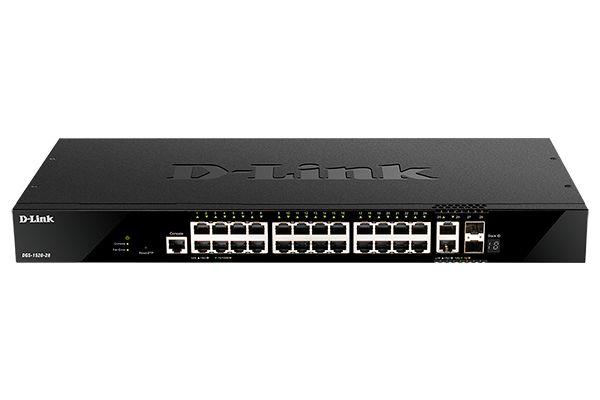 коммутатор управляемый l3 dgs-1520-28/a1a стекируемый с 24 портами 10/100/1000base-t 2 портами 10gbase-t и 2 портами 10gbase-x sfp+ d-link 1857420 от BTSprom.by