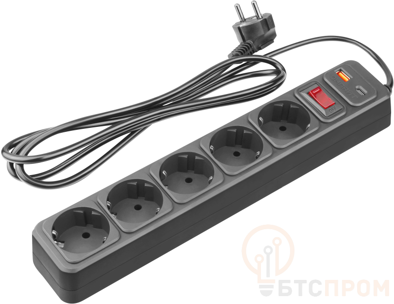  Фильтр сетевой 90 883 OSP-USB-05-180-ESC-3х0.75-BL ОНЛАЙТ 90883 фото в каталоге от BTSprom.by